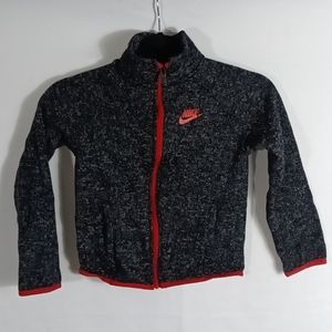 Boys Nike zip up  sweater size 7 large
